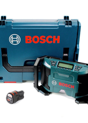 Bosch GPB 12V-10 Akku Baustellenradio 12 V Aux-In + 1x Akku 3,0 Ah + L-Boxx - ohne Ladegerät - Toolbrothers