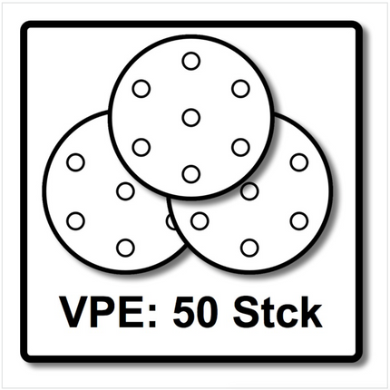Festool STF D150/48 Rubin2 Schleifscheiben RU2/50, P80, 150 mm / 50 Stück ( 575188 ) - neue Version von 499119 - Toolbrothers