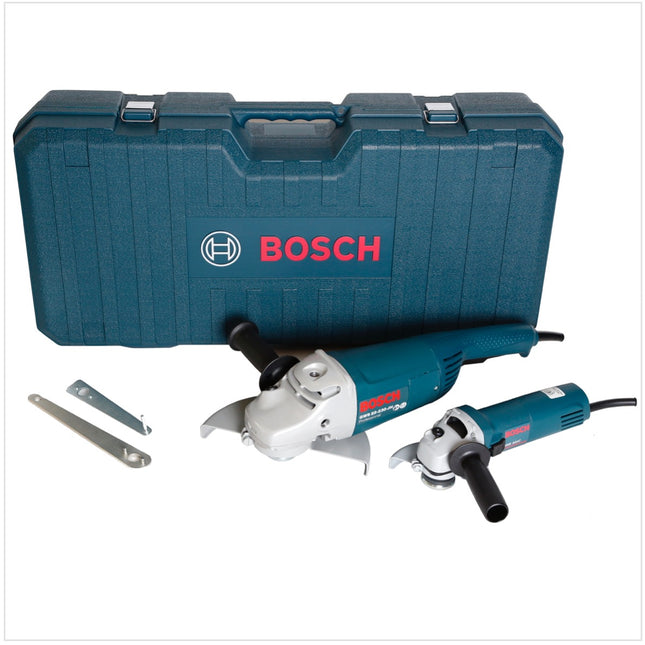 Bosch Professional GWS 22-230 JH Winkelschleifer 2200 W 230mm + GWS 850 C Winkelschleifer 850 Watt 125mm in Transportbox ( 0615990H1Z ) - Toolbrothers