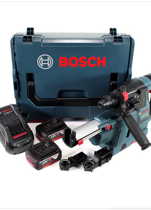 Bosch GBH 18 V-26 Akku Bohrhammer 18V SDS-Plus + Staubabsaugung + 2x 5,0Ah Akku + Ladegerät + L-Boxx - Toolbrothers