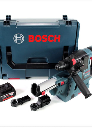 Bosch GBH 18 V-26 Akku Bohrhammer Professional SDS-Plus + GDE 18 V-16 Staubabsaugung + 1x Akku 6Ah + L-Boxx - ohne Ladegerät - Toolbrothers