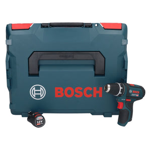 Bosch GSR 12V-15 Professional Trapano avvitatore a batteria 12V / 30 Nm in valigetta L-Boxx + 1x Batteria GBA 3,0 Ah ​​​​​​​- senza caricabatterie