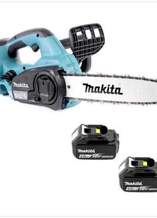 Makita DUC 302 M2 Akku Kettensäge 36V ( 2x18V ) 30 cm + 2x 4,0 Ah Akku - ohne Ladegerät - Toolbrothers