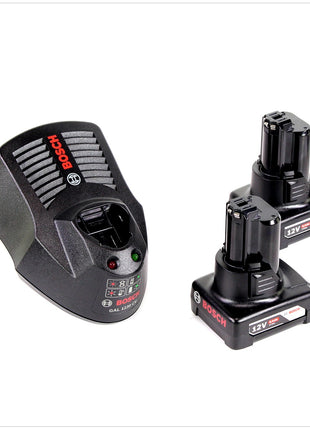 Bosch Professional GLI 12V-300 Akku Lampe + 2x GBA 12V 4,0 Ah Akku + GAL 1230 Ladegerät - Toolbrothers