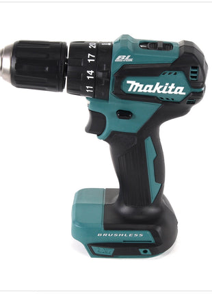 Makita DHP 483 RAJ Akku Schlagbohrschrauber 18 V 40 Nm Brushless + 2x Akku 2,0 Ah + Ladegerät + Makpac - Toolbrothers