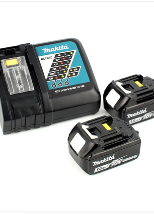 Makita DHP 483 RFJ 18 V Li-Ion Perceuse visseuse à percussion sans fil 18 V Brushless en Coffret MAKPAC + 2x Batteries BL 1830 3,0 Ah + Chargeur DC18RC