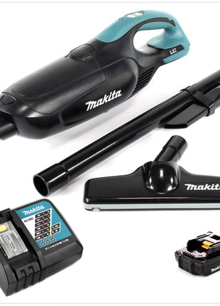 Makita DCL 182 RA1 B Akku Staubsauger 18 V Schwarz + 1x Akku 2,0 Ah + Ladegerät - Toolbrothers