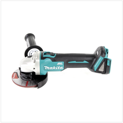 Makita DGA 504 M1J 18 V Smerigliatrice angolare brushless a batteria 125 mm in valigetta Makpac + 1x Batteria 4,0 Ah - senza caricatore