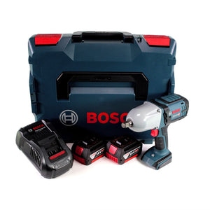 Bosch GDS 18V-LI HT Avvitatore ad impulsi a batteria 18V 650 Nm ( 06019B130A ) in valigetta L-Boxx + 2x Batterie 5,0 Ah + Caricabatterie GAL 1880 CV
