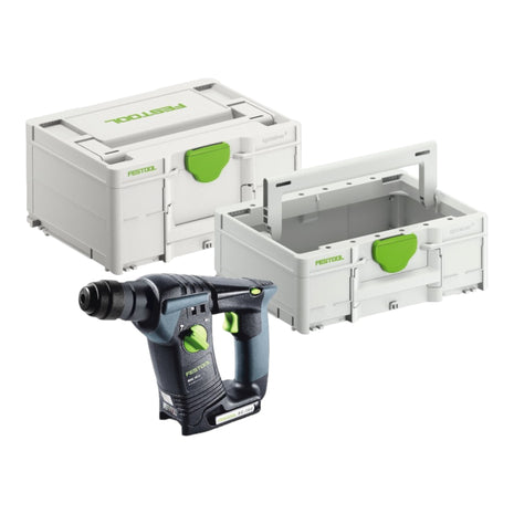 Festool BHC 18-Basic taladro percutor inalámbrico 18 V 1,8 J SDS Plus Brushless (577600) + Systainer + Systainer ToolBox SYS3 TB M 137