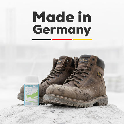 Toolbrothers STEPBROTHER - Probiotisches Schuhpulver gegen Schweiß und unangenehme Gerüche