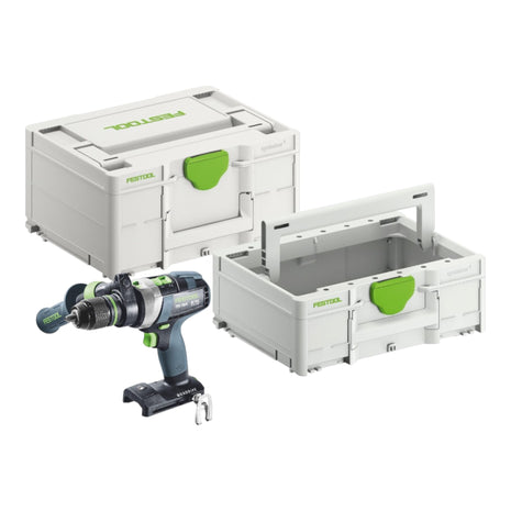 Festool TPC 18/4 I-Basic Perceuse-visseuse à percussion sans fil 18 V 75 Nm ( 575604 ) Brushless + Systainer + Systainer ToolBox SYS3 TB M 137