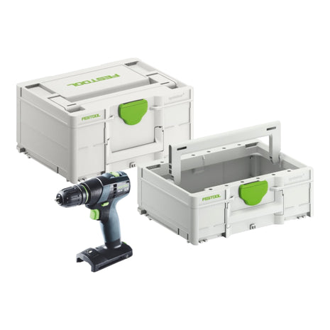 Festool TXS 18-Basic Perceuse-visseuse sans fil 18 V 40 Nm Brushless ( 576894 ) + Systainer (Systainer ToolBox SYS3 TB M 137 inclus)