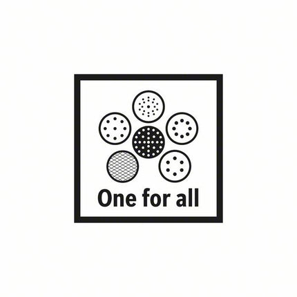 Bosch Expert Multihole Stützteller hart 150 mm ( 2608900011 ) für Exzenterschleifer