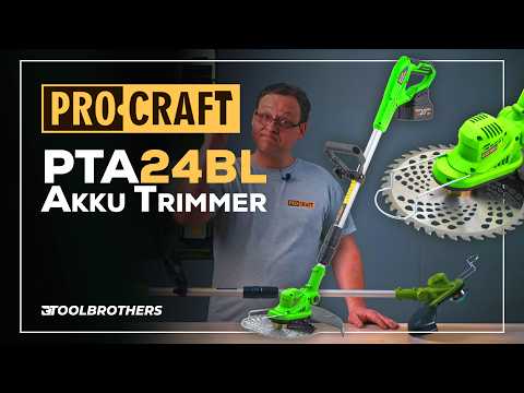 Procraft PTA24 BL Tagliabordi a batteria 20 V 150 mm + 1x batteria 3,0 Ah + caricabatteria