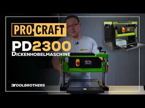 Piallatrice Procraft PD2300 2000 Watt Larghezza di piallatura 330 mm Altezza di passaggio 6 - 160 mm